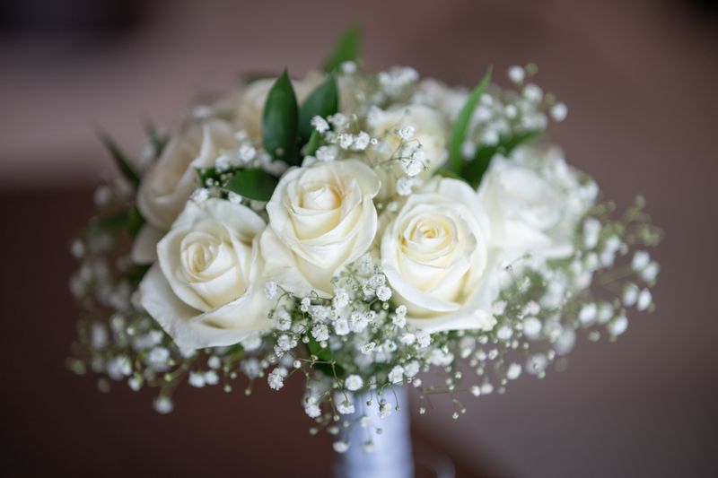 Bouquet de mariée blanc et ivoire Interflora